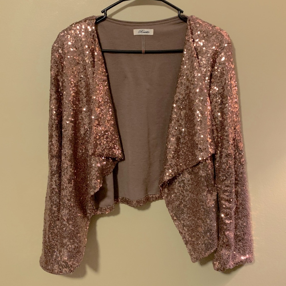Adorable Sequin Cardigan size medium